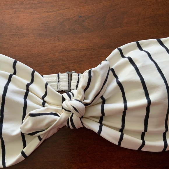 Billabong Flora Beat Striped Bandeau Bikini Top - Picture 6 of 14